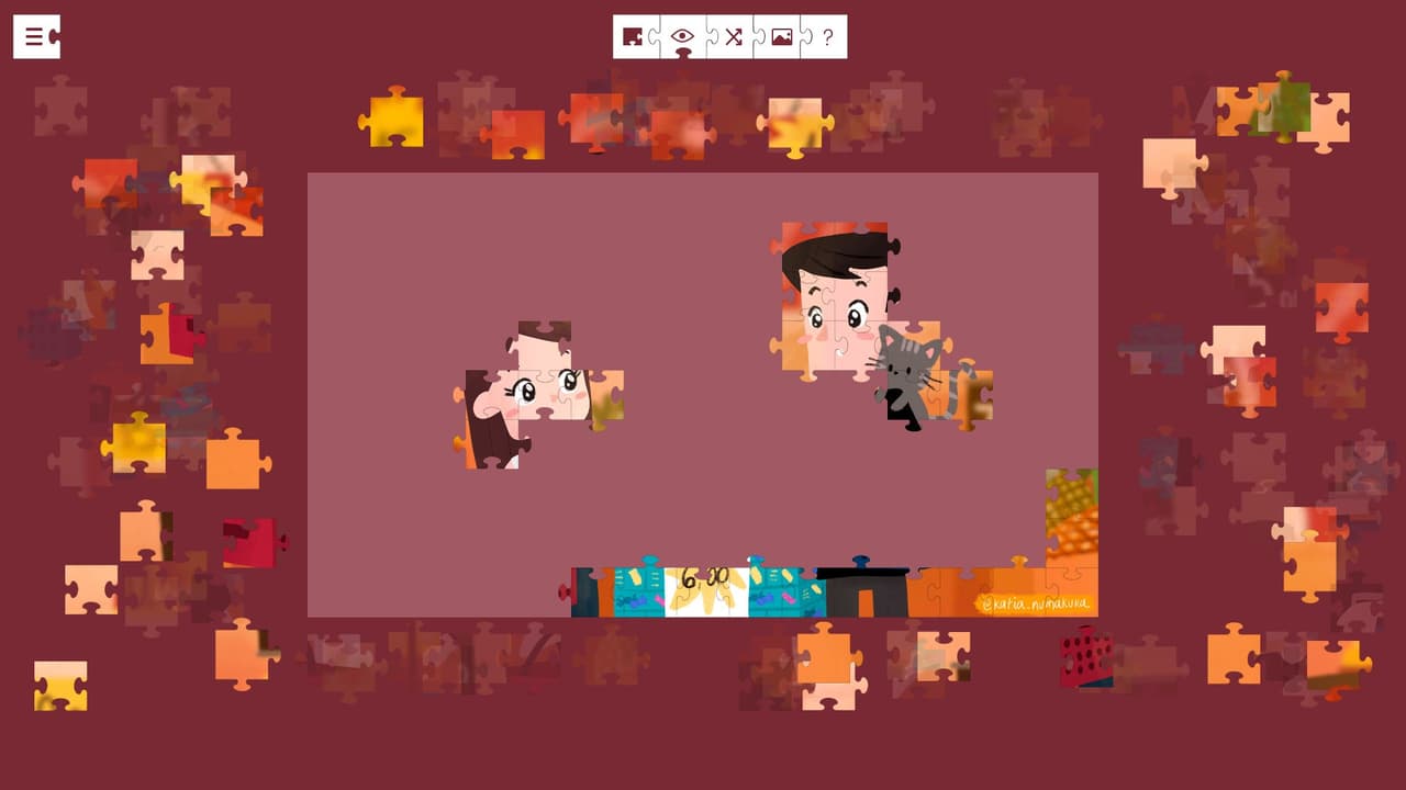 How Buddys parents met - jigsaw puzzle screenshot 3