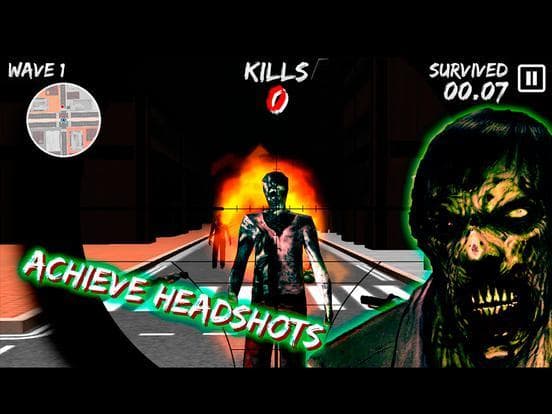 Zombie Sniper Gun 3D City screenshot 3