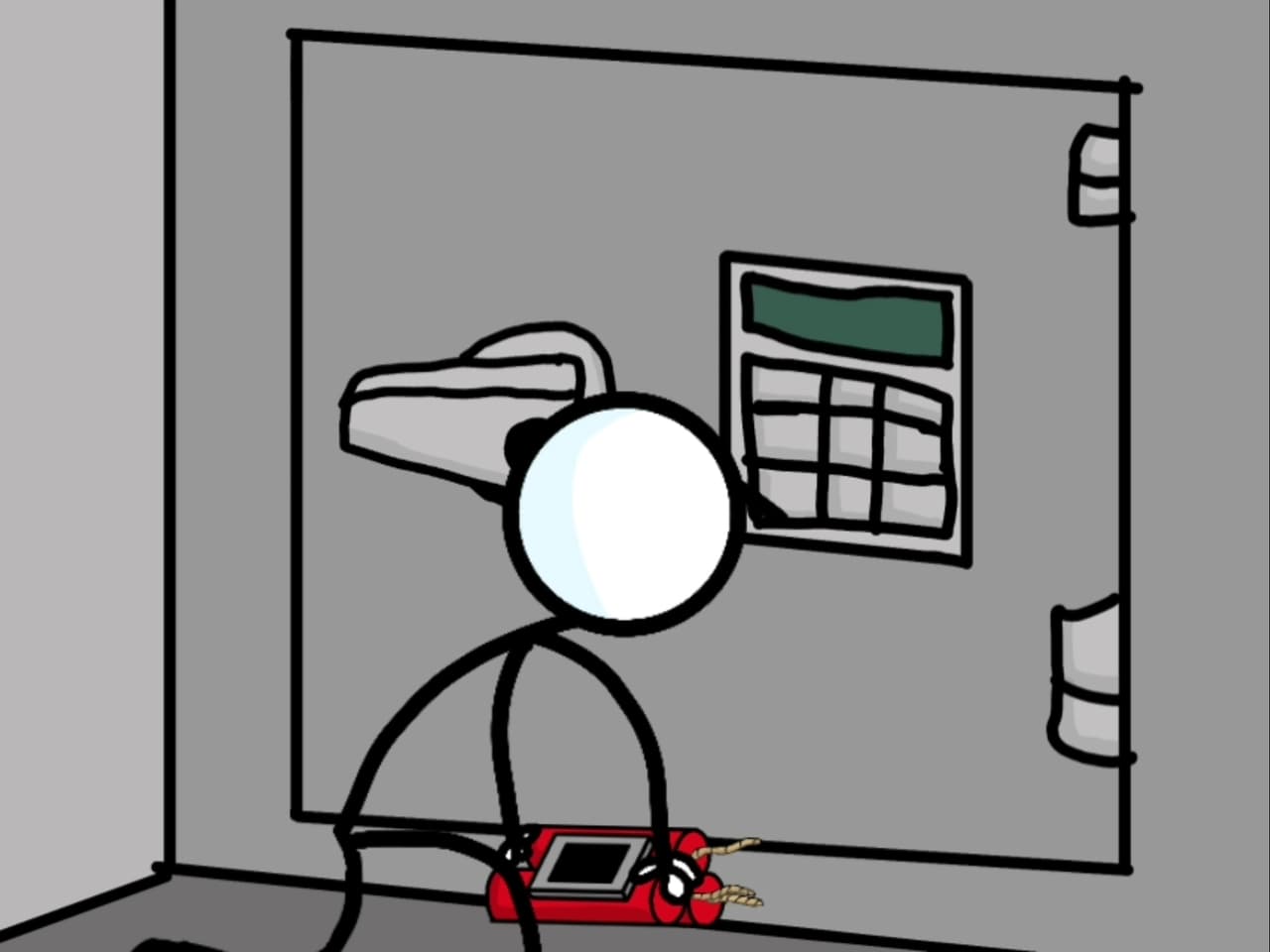 Robbing the Safe: Henry Stickmin fangame screenshot 3
