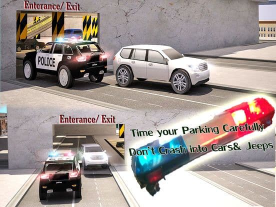 MultiStorey Police Car Parking 2016 - Multi Level Park Plaza Driving Simulator 3D screenshot 3