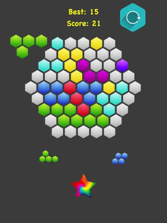 Hexagonal Merge.. screenshot 4