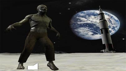 VR Moon Zombies 3D screenshot 2