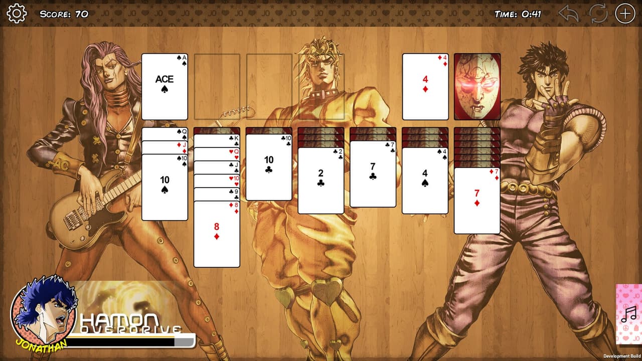 JoJos Bizarre Solitaire Collection screenshot 3