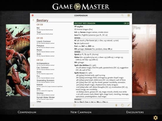 Game Master Pathfinder RPG
