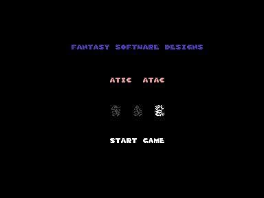 Commodore 16 Atic Atac V1.8 screenshot 2