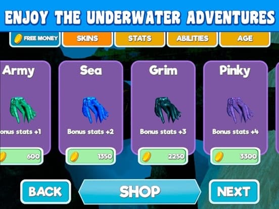 Octopus Subwater Life Simulator
