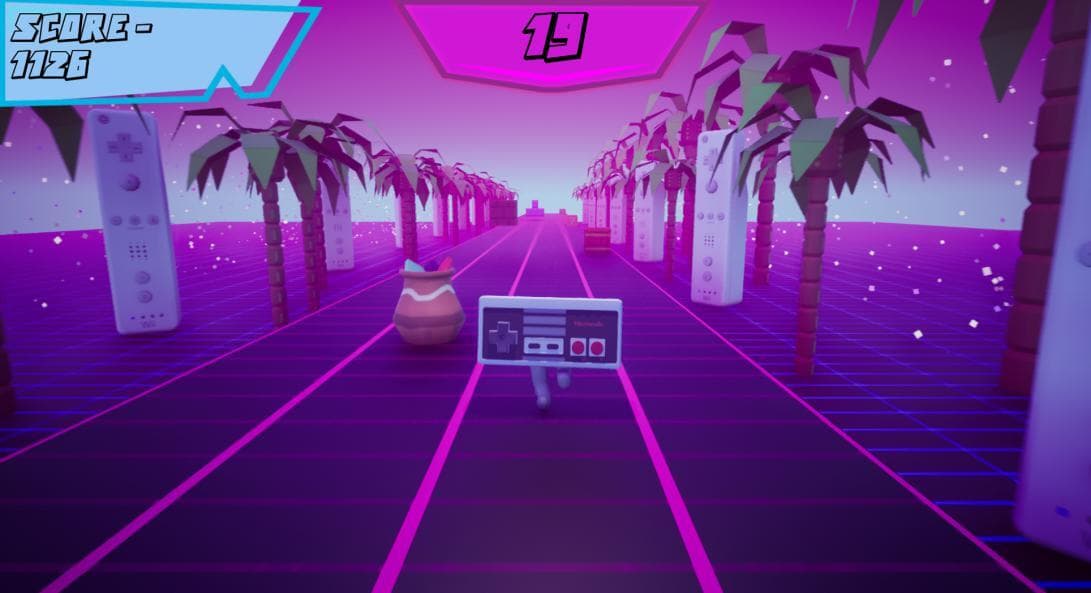Running in the 80s - GGJ2023 screenshot 3