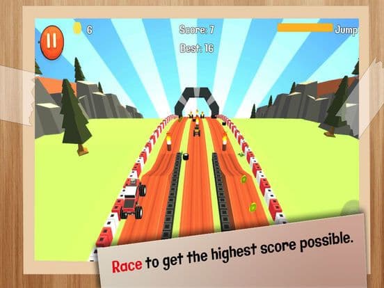 Boom Road 3d speed racing trucks screenshot 3
