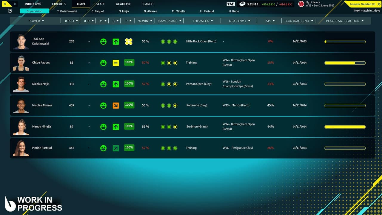 Tennis Manager 2022 screenshot 2