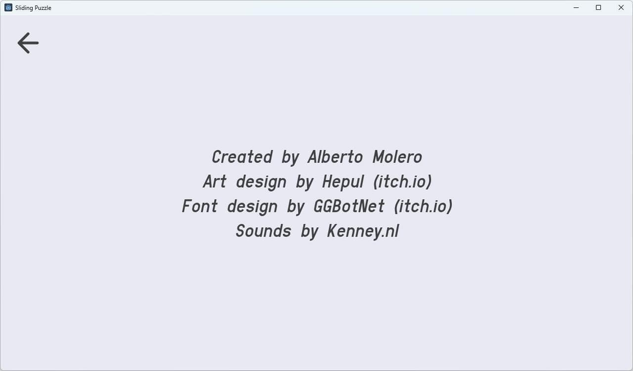 Sliding puzzle (Alberto molero) screenshot 3