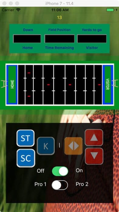 Vintage FootBall Game