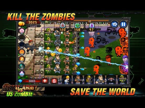 Metal Army VS US Zombie screenshot 4