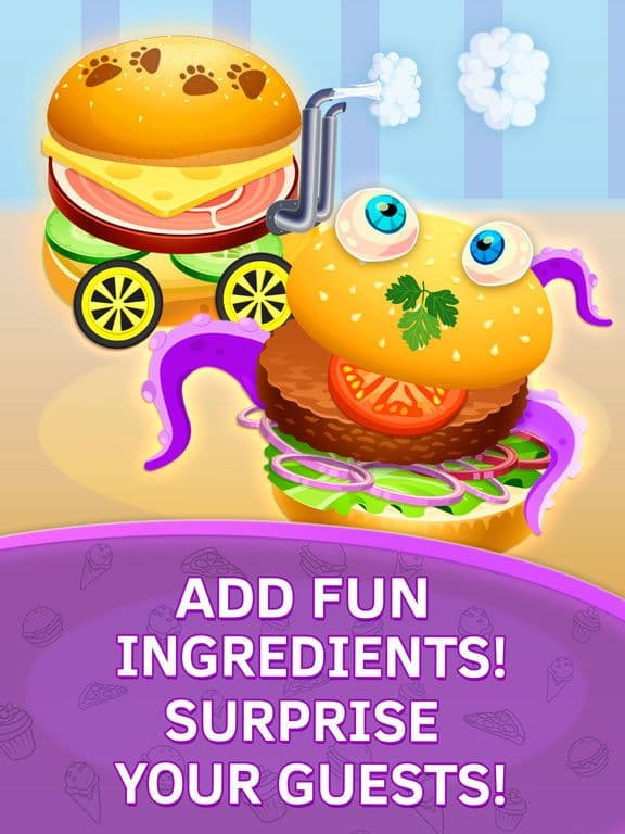 Burger Chef. Kitchen Game for Toddlers. Premium screenshot 3