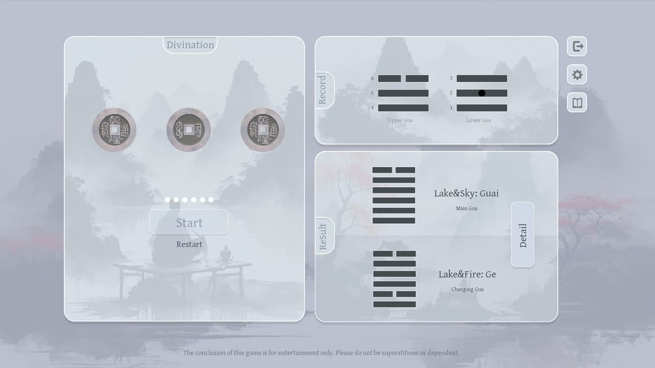 Guidelines for the Book of Changes screenshot 3