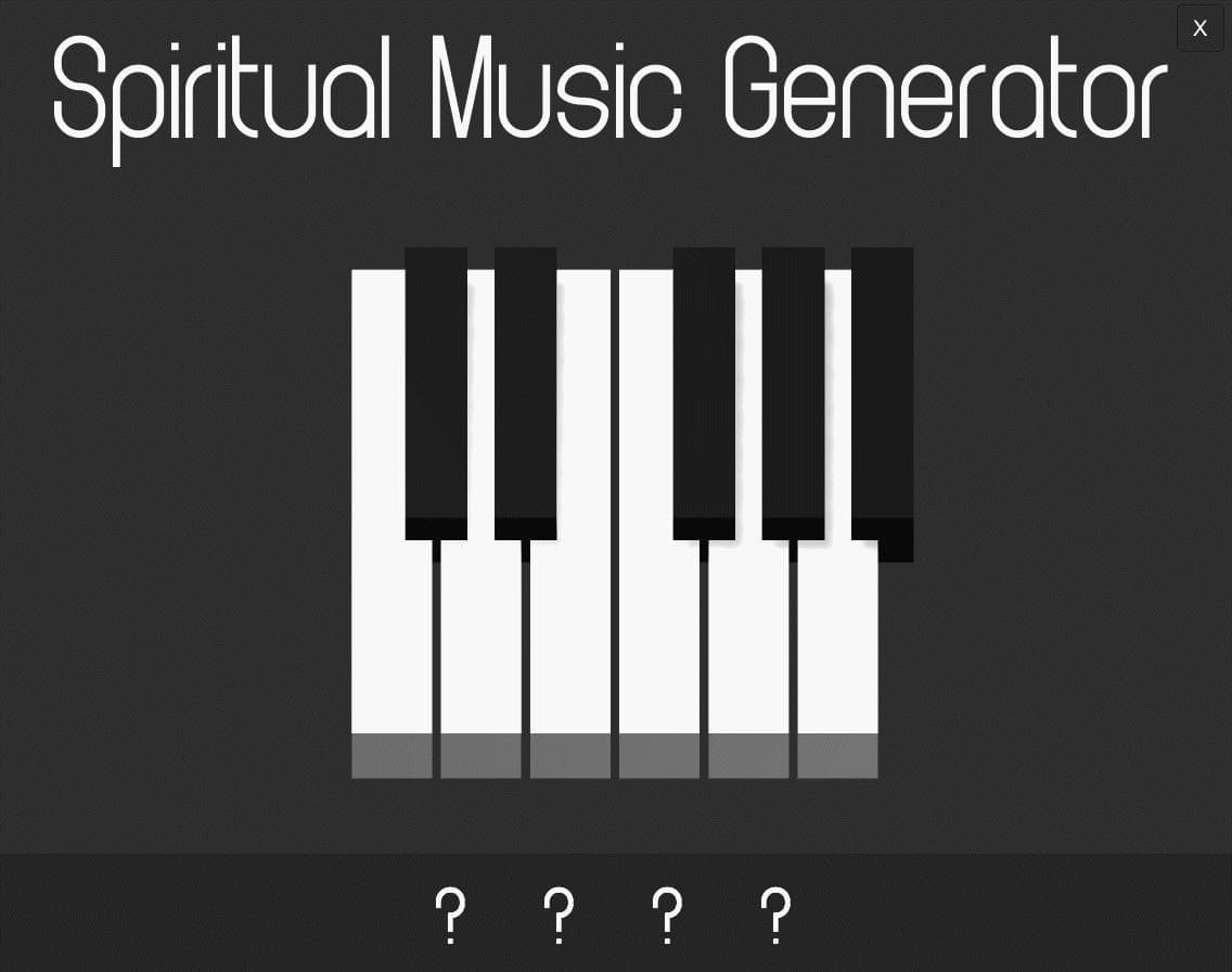 Spiritual Music Generator screenshot 2