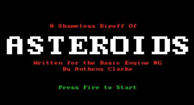 Basic Engine NG Asteroids screenshot 2