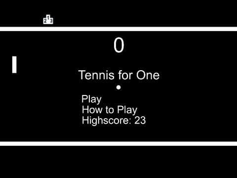 Tennis for 1 screenshot 2