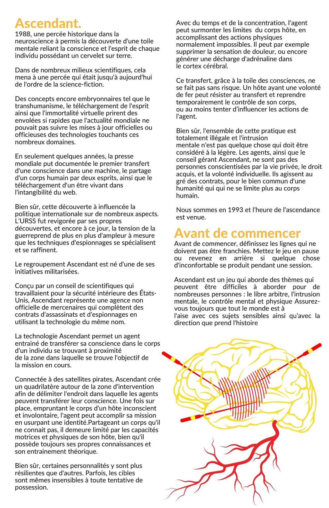 Ascendant - mercenaires et transhumanisme