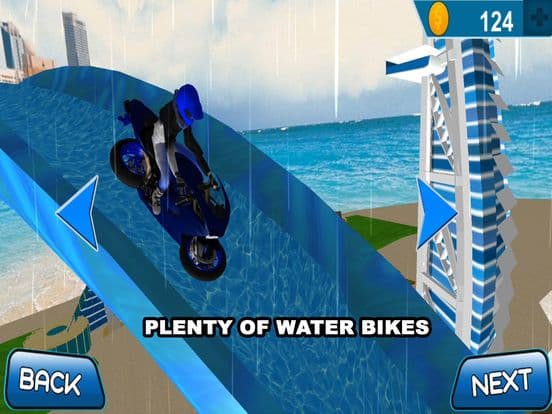 Water Slide Bike Racing screenshot 2