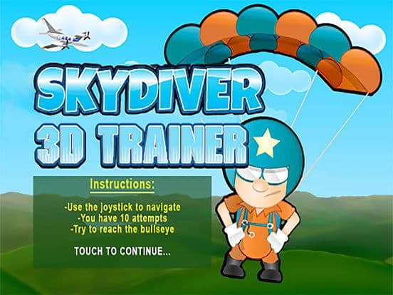 SkyDiver 3D FREE - The Parachute and Skydiving 3D Trainer screenshot 3