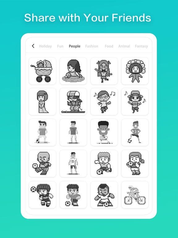 Pixel.ly - Color by Number Pic
