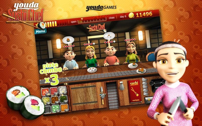 Youda Sushi Chef - Lite screenshot 2