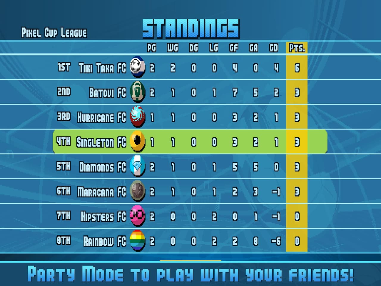 Pixel Cup Soccer 16 screenshot 2