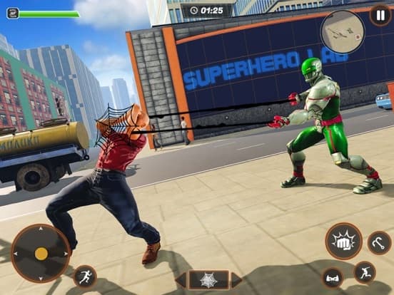 Iron Superhero war Real Heros screenshot 5