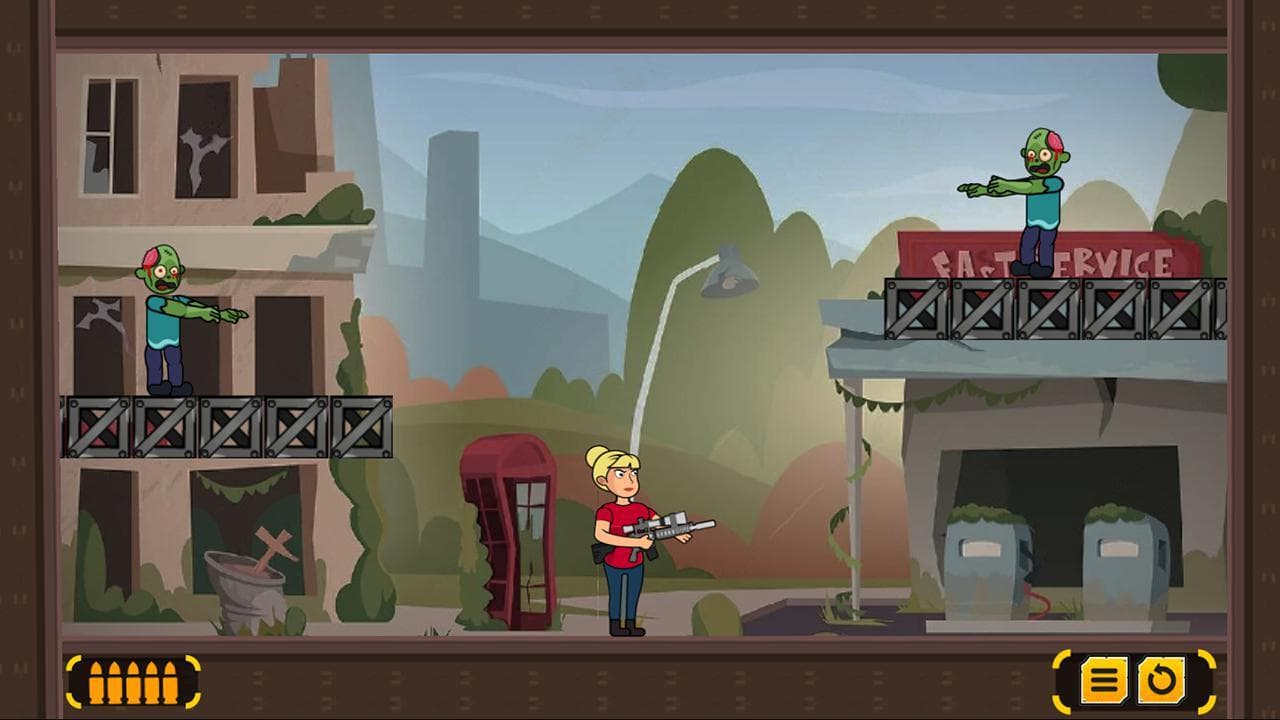 Zombie Ricochet Women Hunter screenshot 3