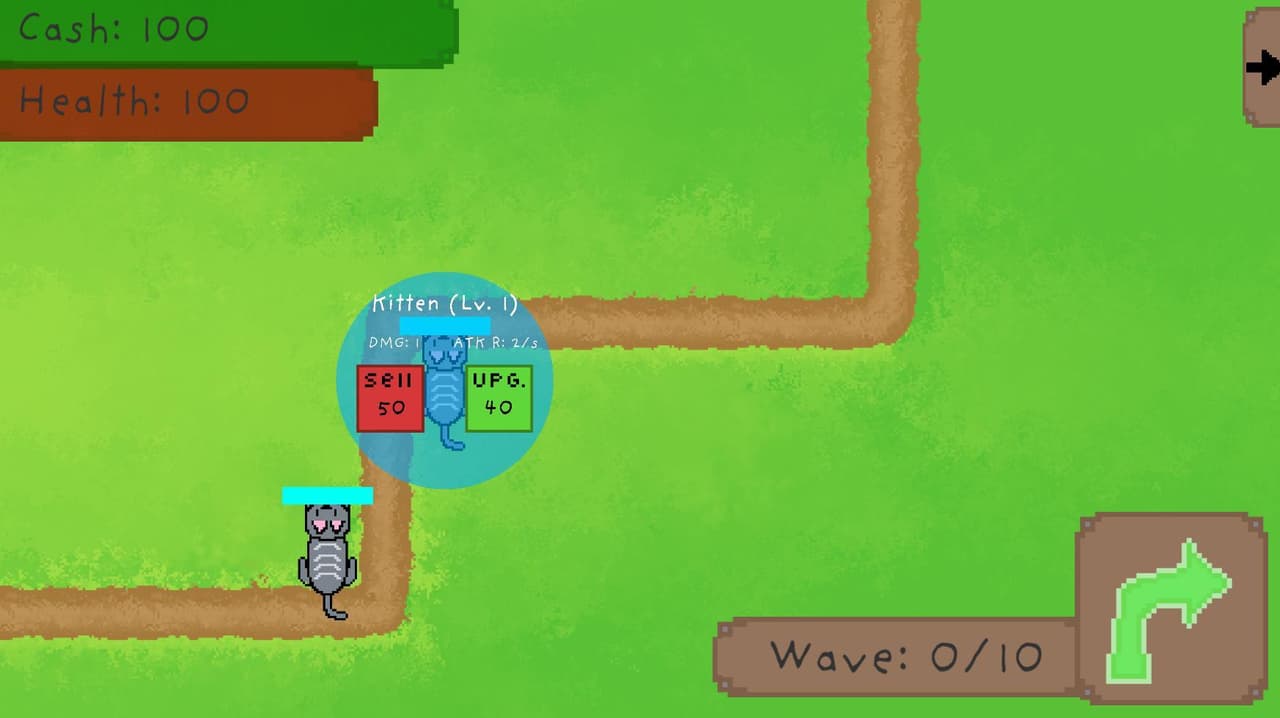 Kitten Tower Defense