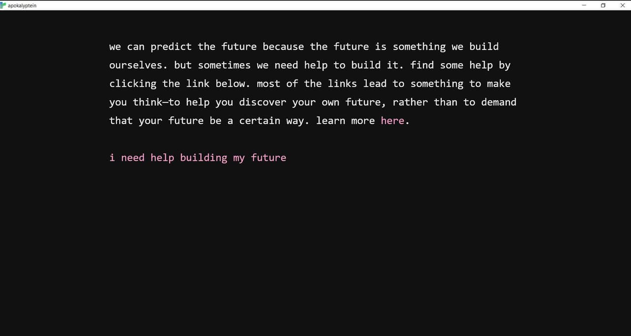 apokalyptein: fortunes for the apocalypse screenshot 2