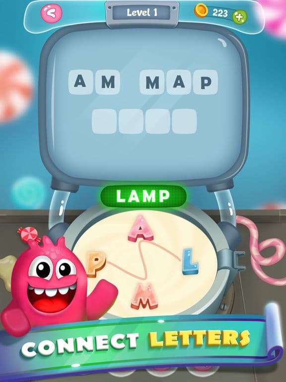 Word Candies: Candyland Mania screenshot 2