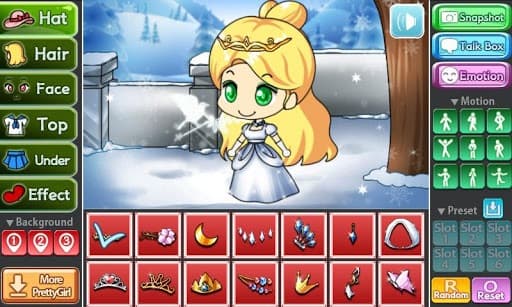 Snow Princess Pretty Girl screenshot 2