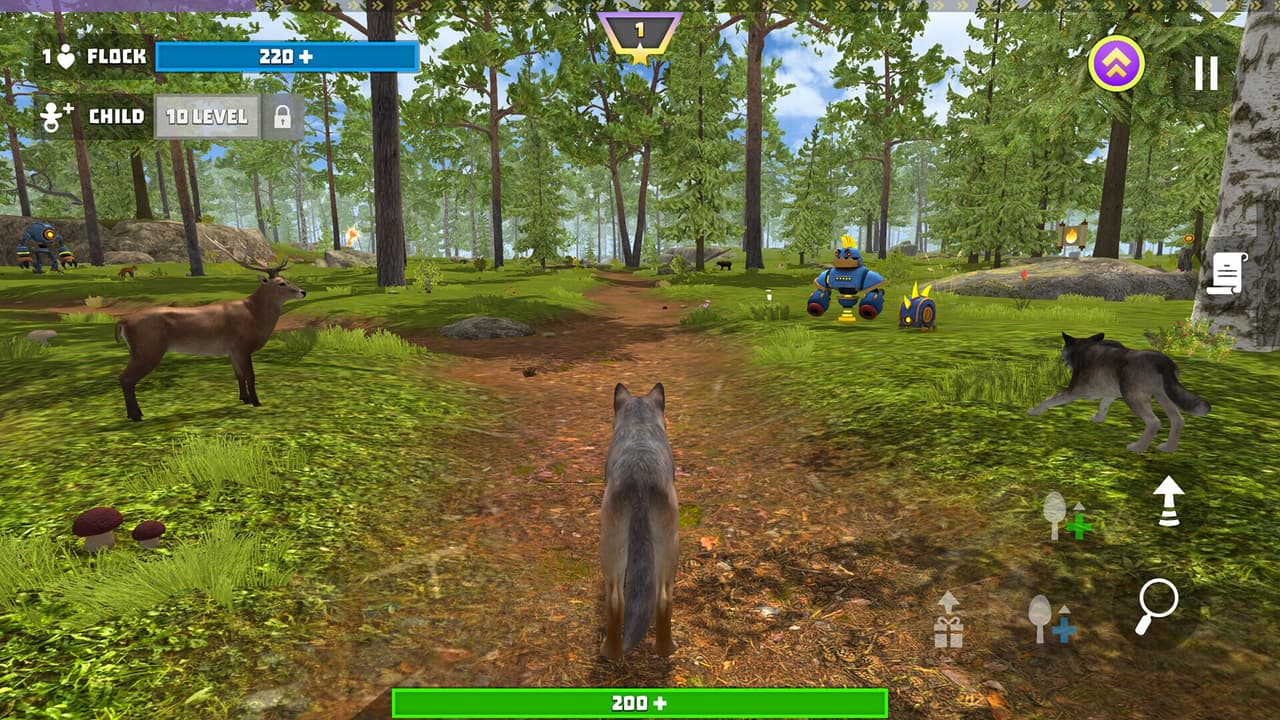 Wolf Hero: Animals vs Robots screenshot 3