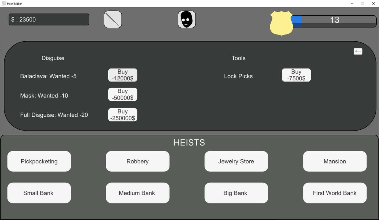 Heist Maker