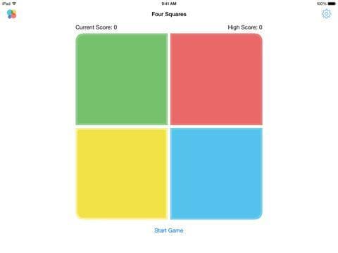 Four Squares - Classic Pattern Memorisation Game screenshot 3