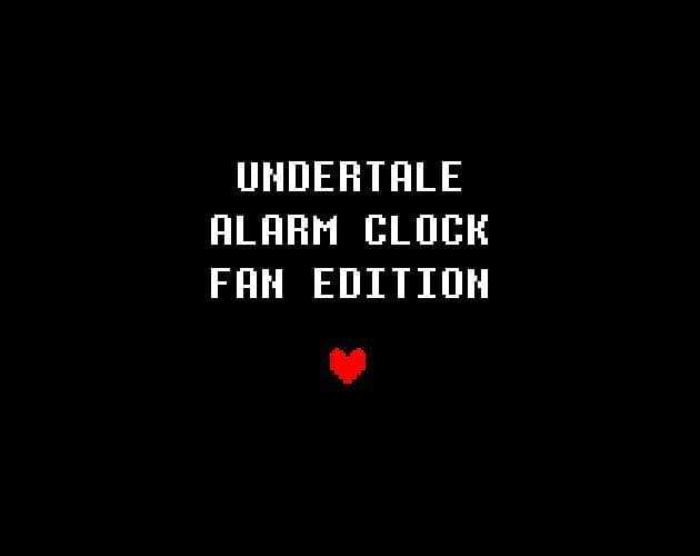 Undertale Alarm Clock (Fan-made)