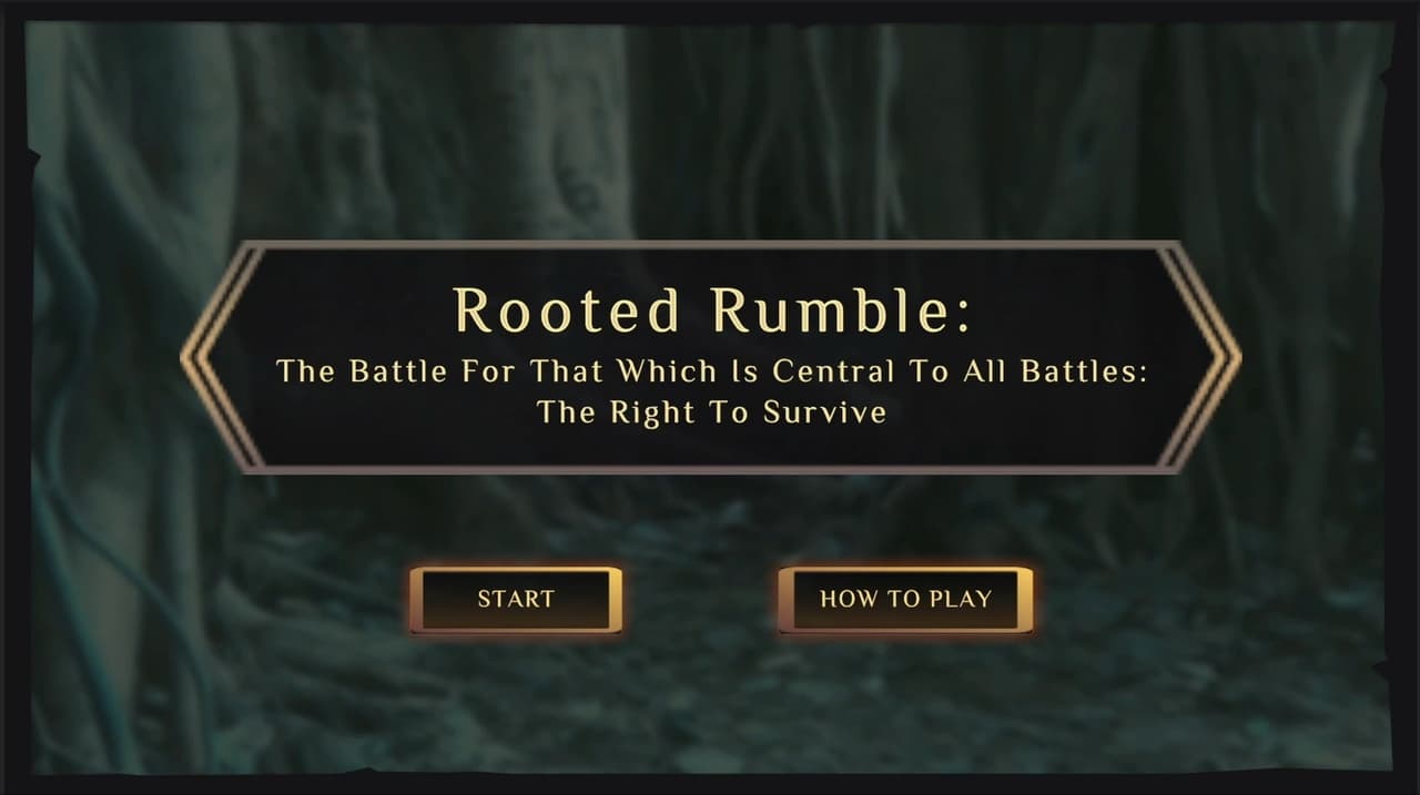 Rooted Rumble: The Battle For That Which Is Central To All Battles: The Right To Live