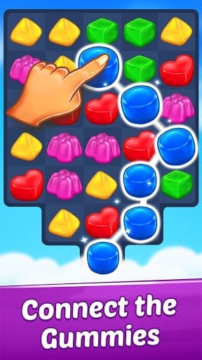 Gummy Paradise - Free Match 3 Puzzle Game screenshot 2