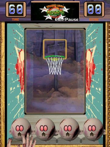 Zombie Head Hoops Basketball Skill Shot Training