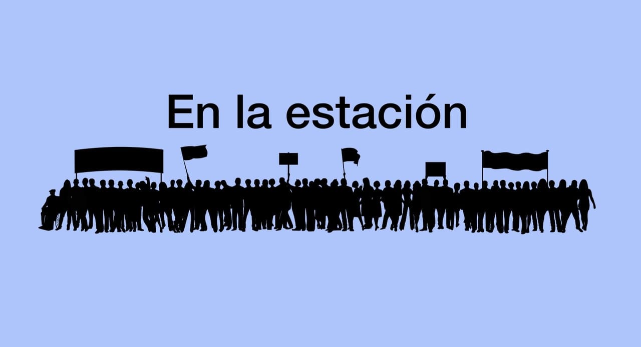 En la estación