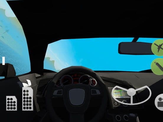 Flying Car Driving Simulator Free: Extreme Muscle Car - Airplane Flight Pilot screenshot 5