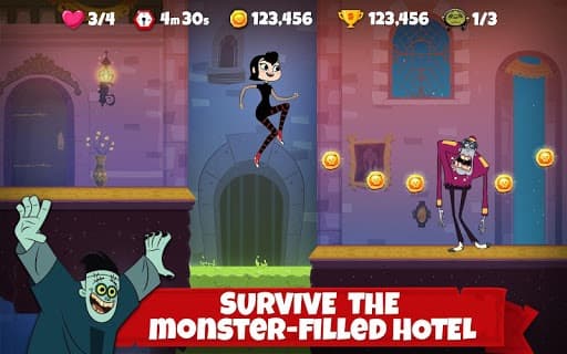 Hotel Transylvania Adventures - Run, Jump, Build! screenshot 2