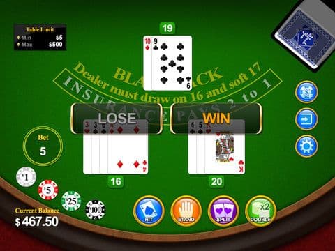 Blackjack 21 for 2014 screenshot 2