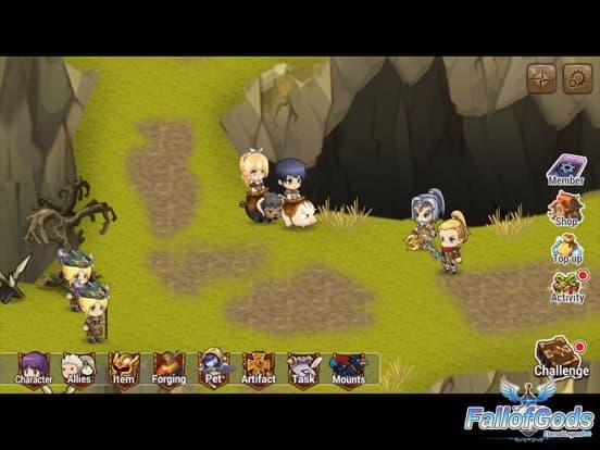 Fall of Gods: fantasy RPG screenshot 2