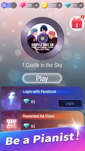 Anime Tiles: Piano Music screenshot 5