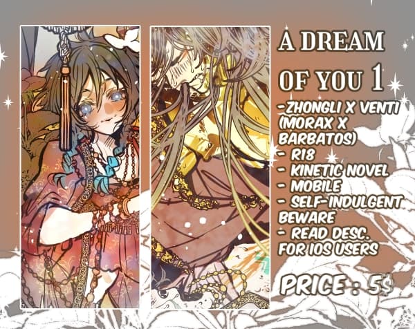 a dream of you [Zhongli x Venti Fangame R18]