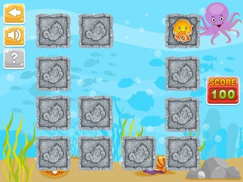 Matching Blocks with Friends for Free: A Fun Educational Animals Game! screenshot 2