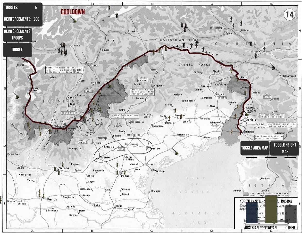 Battles of Isonzo screenshot 2