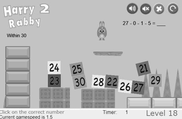 HarryRabby2 Subtraction with 4 numbers FREE screenshot 6